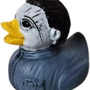 Christmas Duck Decoration Dark Rubber Duck, Gothic Satan Duck Punk Duck Rock Duck Statue Novelty Duck Ornaments, Collectible Duck Figurines Xmas Gothic Gifts Home Decor