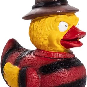 Christmas Duck Dark Resin Duck Decoration, Gothic Satan Duck Punk Duck Rock Duck Statue Novelty Duck Ornaments, Collectible Duck Figurines Xmas Gothic Gifts Home Decor
